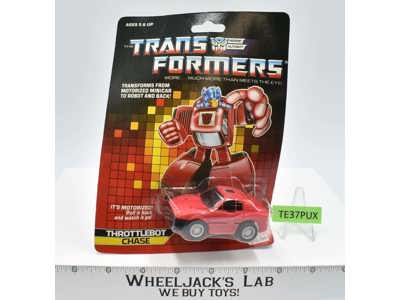 Chase MOSC NEW Sealed 1986 Vintage Hasbro G1 Transformers Action Figure