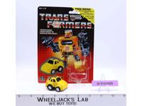 Hubcap NR MINT 100% Complete W/Cardback + BUBBLE Hasbro 1985 G1 Transformers