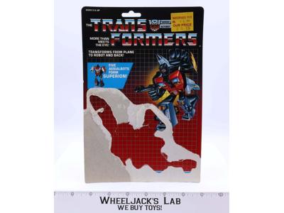 Skydive Cardback 1986 Vintage Hasbro G1 Transformers Action Figure