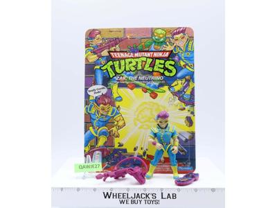 Zak the Neutrino 100% Complete W/Card Teenage Mutant Ninja Turtle 1991 Playmates