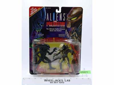 Renegade Predator vs Warrior Alien 1993 Aliens Kenner Action Figure Set NEW MOSC