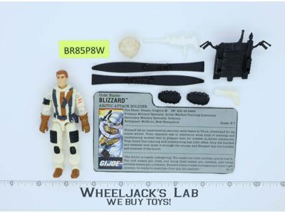 Blizzard V1 100% Complete G.I. Joe 1988 Hasbro Vintage Action Figure