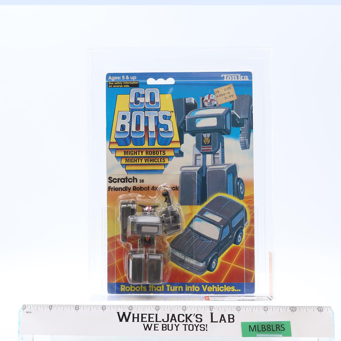 Scratch AFA GRADED 70 70/70/85 Gobots 1983 Tonka Action Figure NEW SEALED