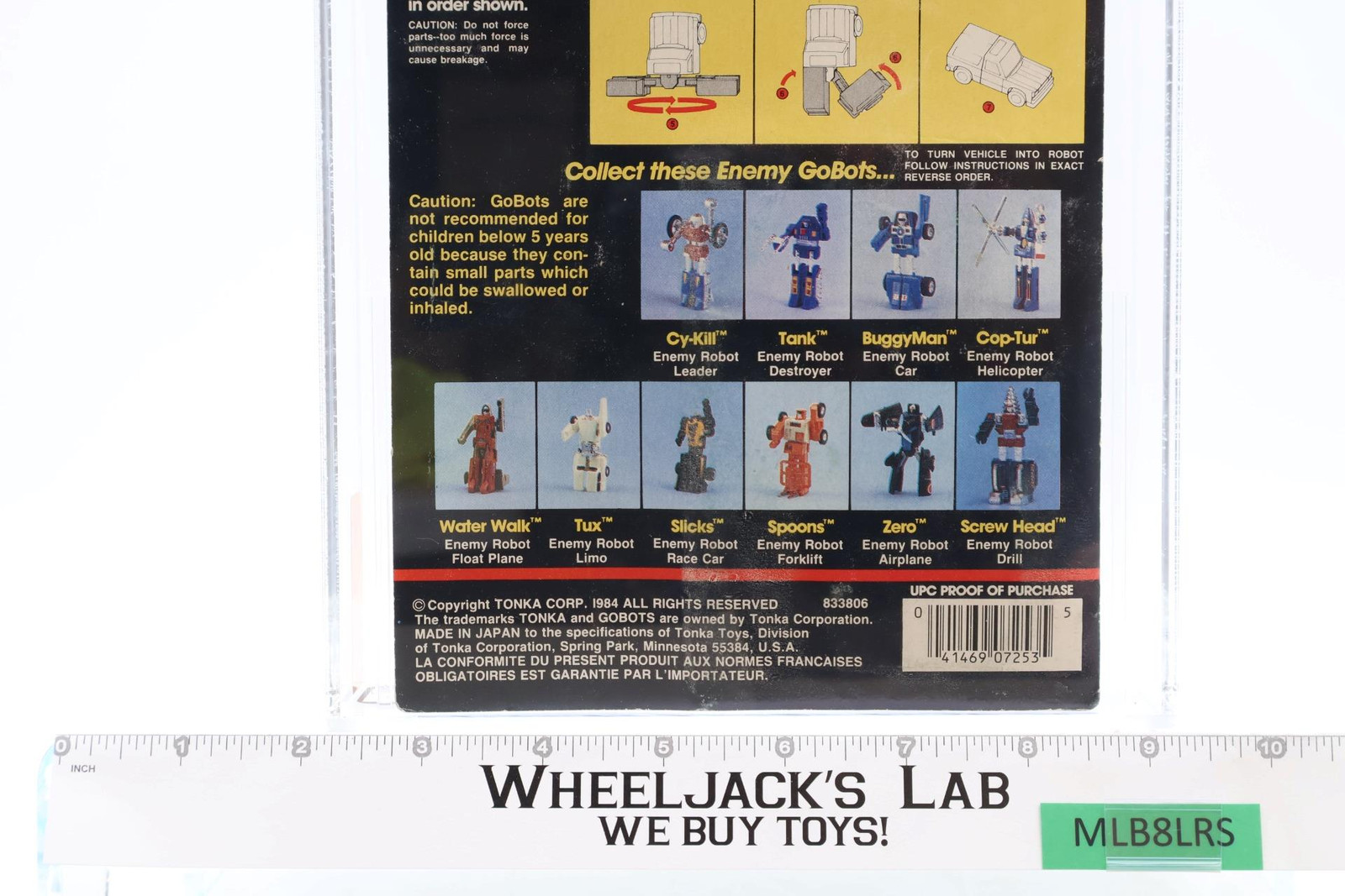 Scratch AFA GRADED 70 70/70/85 Gobots 1983 Tonka Action Figure NEW SEALED