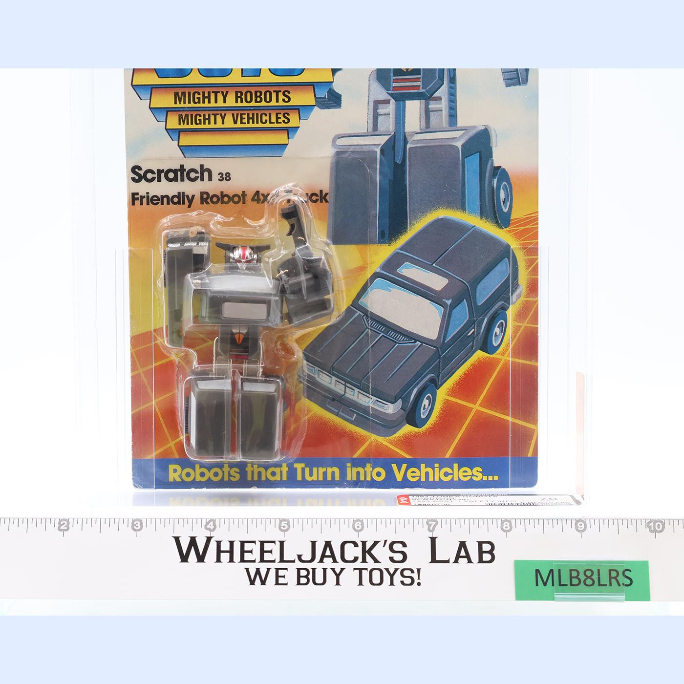 Scratch AFA GRADED 70 70/70/85 Gobots 1983 Tonka Action Figure NEW SEALED