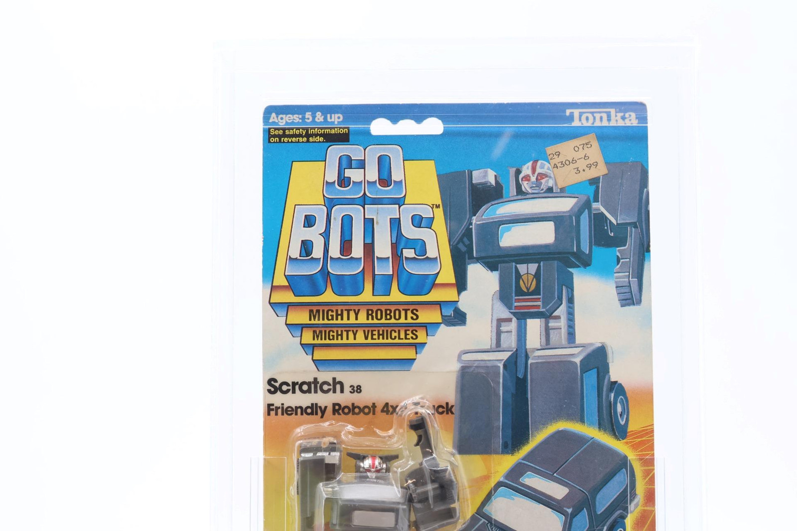 Scratch AFA GRADED 70 70/70/85 Gobots 1983 Tonka Action Figure NEW SEALED