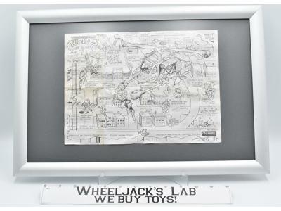 Teenage Mutant Ninja Turtles Secret Sewer Map #3 Playmates 1990 5626