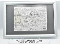 Teenage Mutant Ninja Turtles Secret Sewer Map #3 Playmates 1990 5626