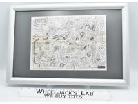 Teenage Mutant Ninja Turtles Secret Sewer Map #6 Playmates 1990 5624