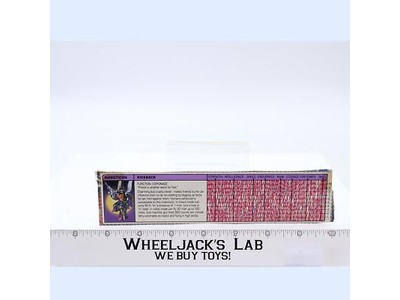 Kickback Action Figure Tech Spec 1985 Vintage Hasbro G1 Transformers