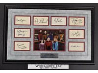Crew of the USS Enterprise Star Trek: Next Generation AUTOGRAPHED Picture Frame
