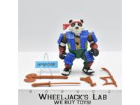 Panda Khan 100% Complete Teenage Mutant Ninja Turtles Playmates 1990 Vintage