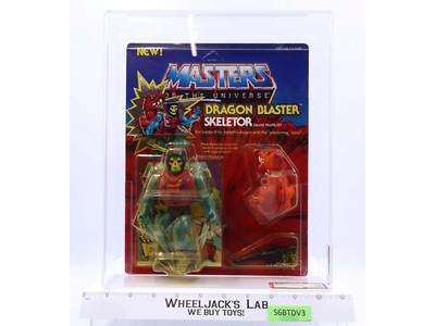 Dragon Blaster Skeletor AFA GRADED 80 80/85/90 Masters of the Universe MOTU NEW