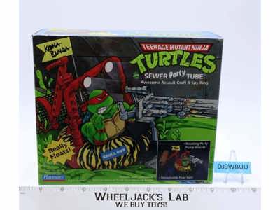 Sewer Party Tube 100% Complete TMNT 1989 Playmates Action Figure Vehicle