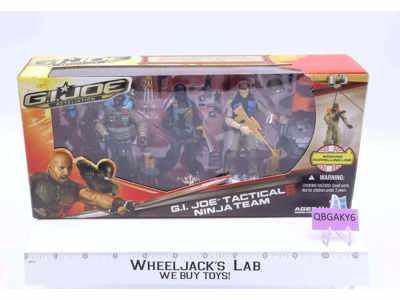 GI Joe Retaliation Tactical Ninja Team 3 Figures MISB NEW G.I. Joe 2012 Hasbro
