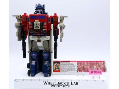Optimus Prime Powermaster 100%Complete 1988 G1 Transformers Action Figure