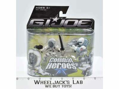 Snake Eyes vs Ice-Viper G.I. Joe Combat Heroes Rise of Cobra 2009 MOSC SEALED