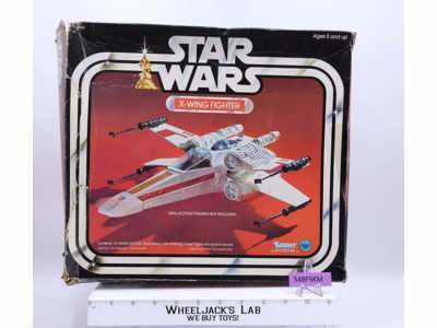 X-Wing Fighter 100% Complete W/Box Star Wars 1977 Kenner Action Figure Vehicle