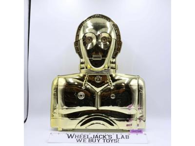 C-3PO Gold Action Figure Storage Case W/Insert & Stickers Star Wars 1983 Kenner