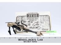 Speeder Bike 100% Complete Star Wars ROTJ 1983 Kenner Action Figure Vehicle