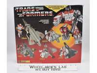 Superion NR MINT FIGS UNUSED STICKERS 100% Complete 1986 Vintage G1 Transformers