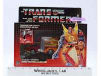 Rodimus Prime NEAR MINT FIGURE MIB 100% Complete 1986 Vintage G1 Transformers