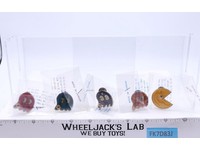 Lot of 5 Pac-Man Pins Pinbacks Lions Club TEXAS Ho Ho Art NOS Original Packaging