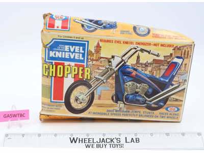 Evel Knievel Chopper Gyro Powered Bike 1973 Ideal Toy Vintage Action Figure