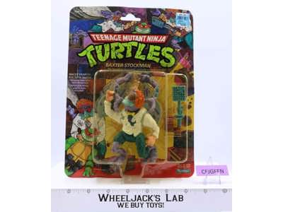 Baxter Stockman NEW MOSC 1989 Teenage Mutant Ninja Turtles Playmates TMNT