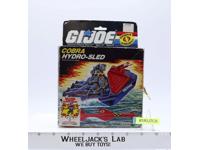 Cobra Hydro-Sled Vehicle 100% Complete W/Box GI Joe 1986 Action Figure Hasbro