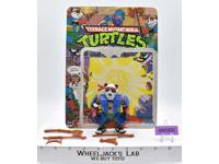 Panda Khan W/Cardback 100% Complete TMNT 1990 Playmates Vintage Action Figure
