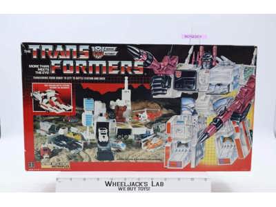 Metroplex NICE FIG & BOX 100% Complete MIB 1985 Vintage G1 Transformers Figure