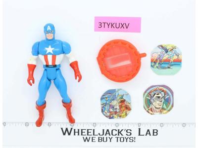 Captain America 100% Complete Marvel Comics Secret Wars 1984 Mattel Figure