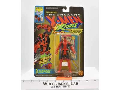 Deadpool Marvel Comics The Uncanny X-Men X-Force MOSC 1992 Toybiz