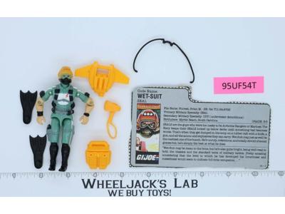 Wet-Suit V1 100% Complete G.I. Joe 1986 Hasbro Vintage Action Figure