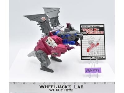 Grotusque 100% Complete WORKS 1988 Vintage G1 Transformers Action Figure