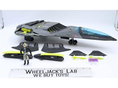Phantom X-19 W/Ghostrider 100% Complete 1988 GI Joe Hasbro Vintage Vehicle