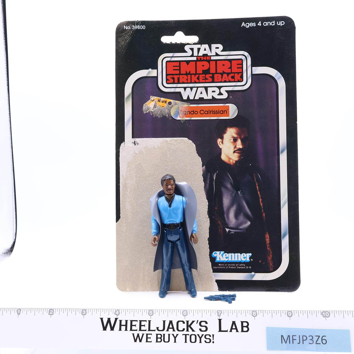 Lando Calrissian 100% Complete 31 Back-B Star Wars ESB 1980 Kenner NO REPRO