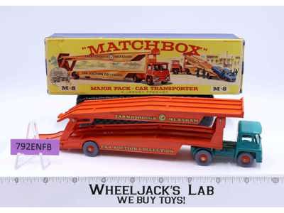Major Pack Car Transporter M-8 Lesney Matchbox 1960's Made In England