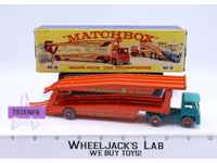 Major Pack Car Transporter M-8 Lesney Matchbox 1960's Made In England