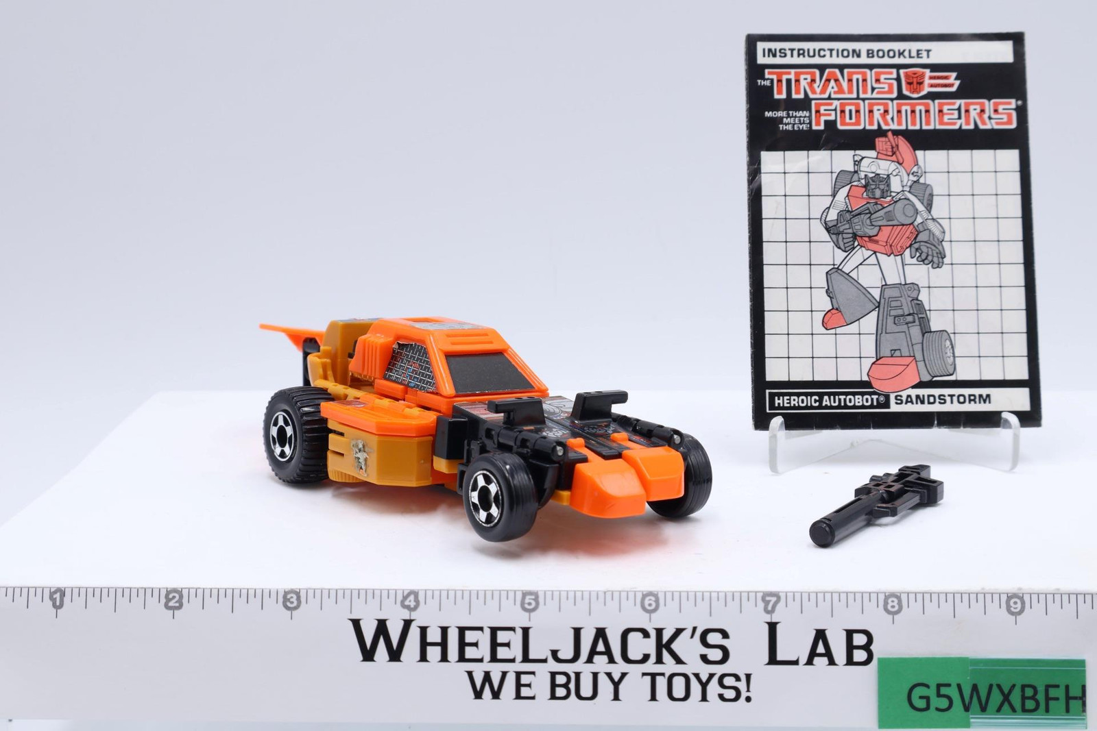 Triple Changer Sandstorm 100% Complete 1986 G1 Transformers Action Figure