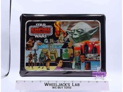 Star Wars ESB Vinyl Collector's Case TAN TRAYS W/Unused Stickers + Insert Kenner