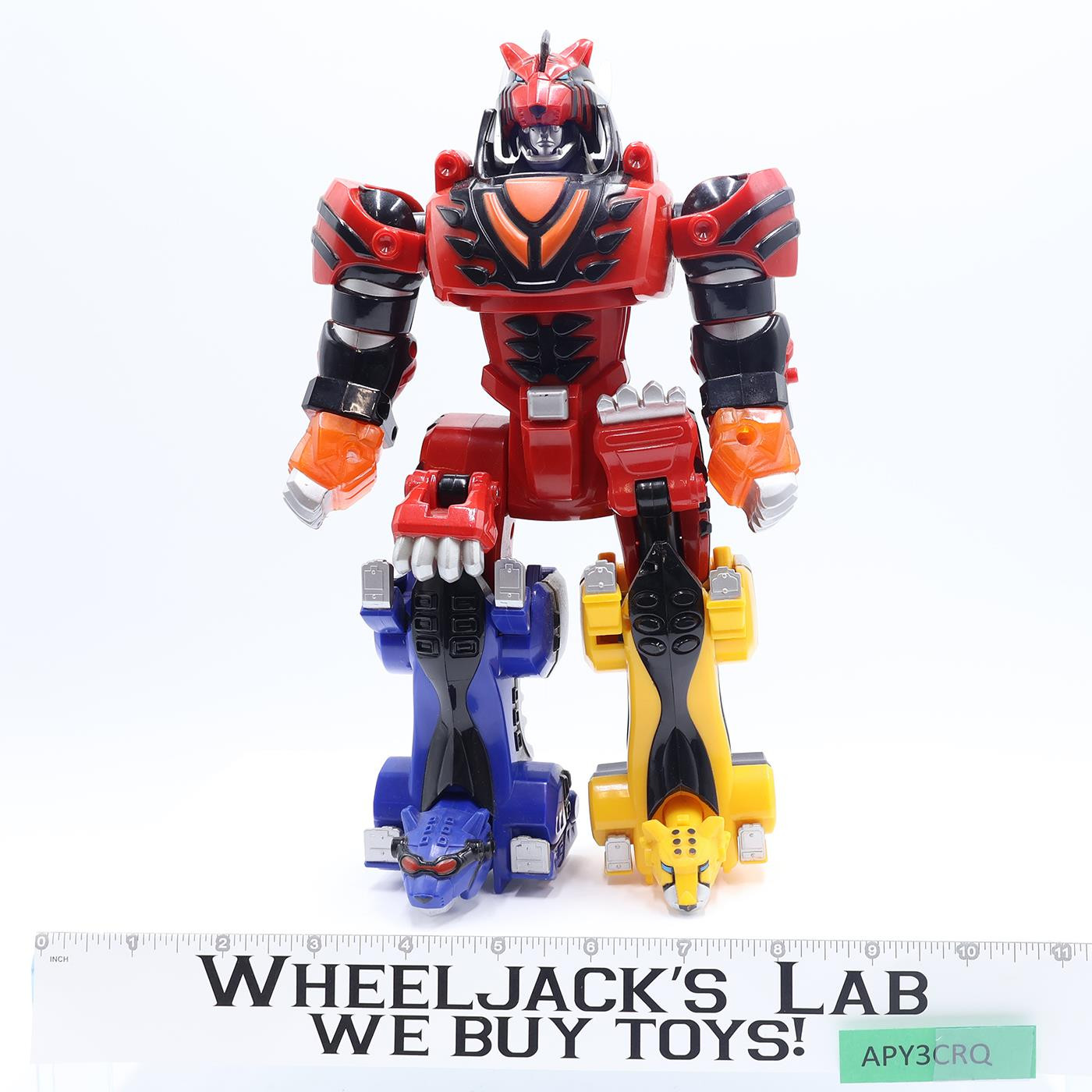 Jungle Pride w/Tails Deluxe Power Rangers Jungle Fury 2007 Bandai 6" Figure