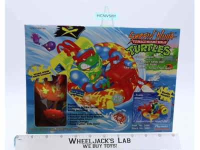 Scuba Divin' Raph W/ Psych Out Spin Out Scuba Tube TMNT 1994 Playmates