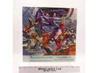 Superion Gnaw Cyclonus Insert Poster Glow In The Dark 1986 G1 Transformers
