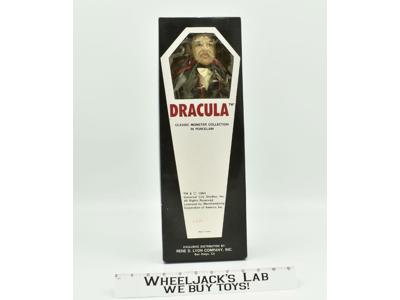 18" Dracula Porcelain Rene D. Lyon Company Bela Lugosi MIB NRFB 1984 Vintage