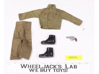 Army Fatigue Pants & Shirt Boots Pistol GI Joe Hasbro 1964 Vintage 12" Accessory