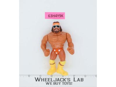 Macho Man Randy Savage 100% Complete 1990 WWF Wrestling Hasbro Vintage Figure