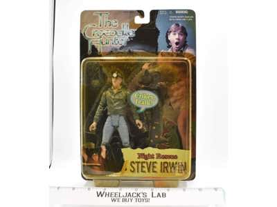 Steve Irwin Night Rescue The Crocodile Hunter 2000 N2 Toys LLC NEW MOSC Figure