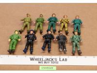 Lot of 10 Corps! Action Figures 1980's Lanard Toys 3.75" GI Joe KO
